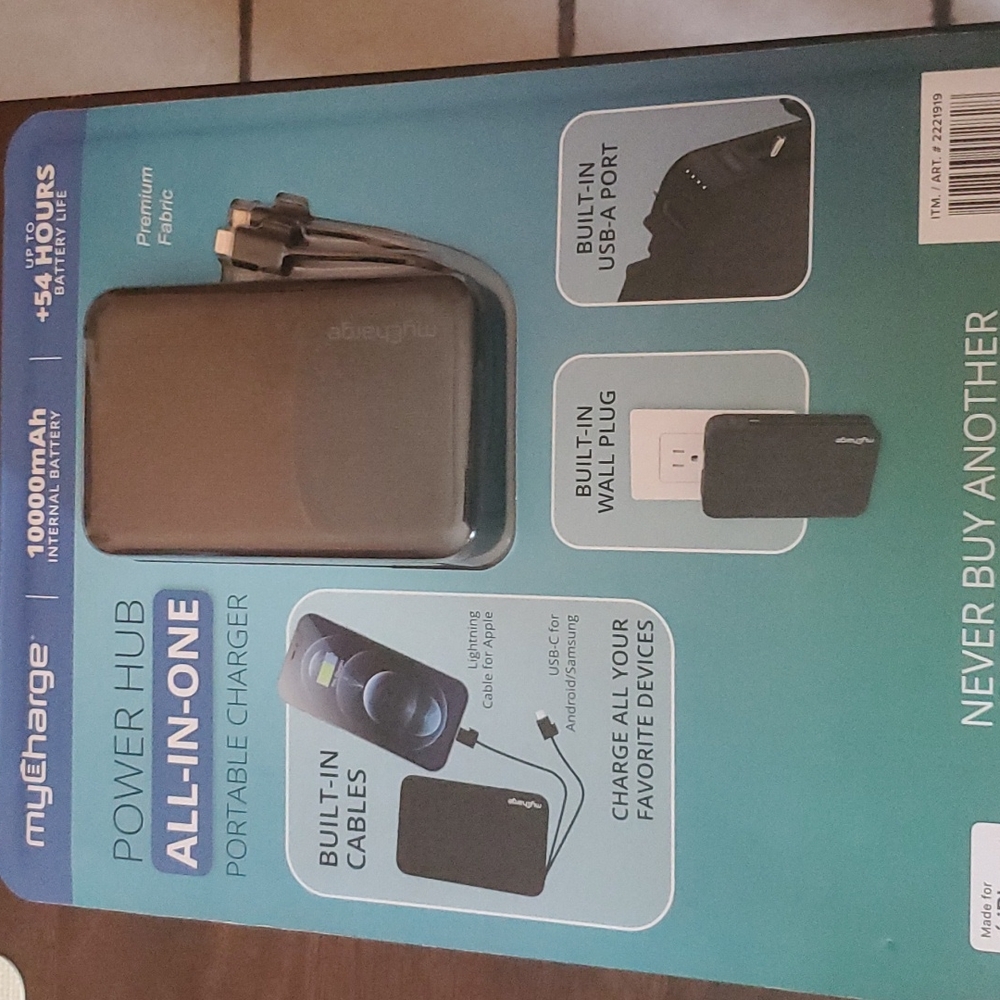 Portable All-In-One Phone Charger